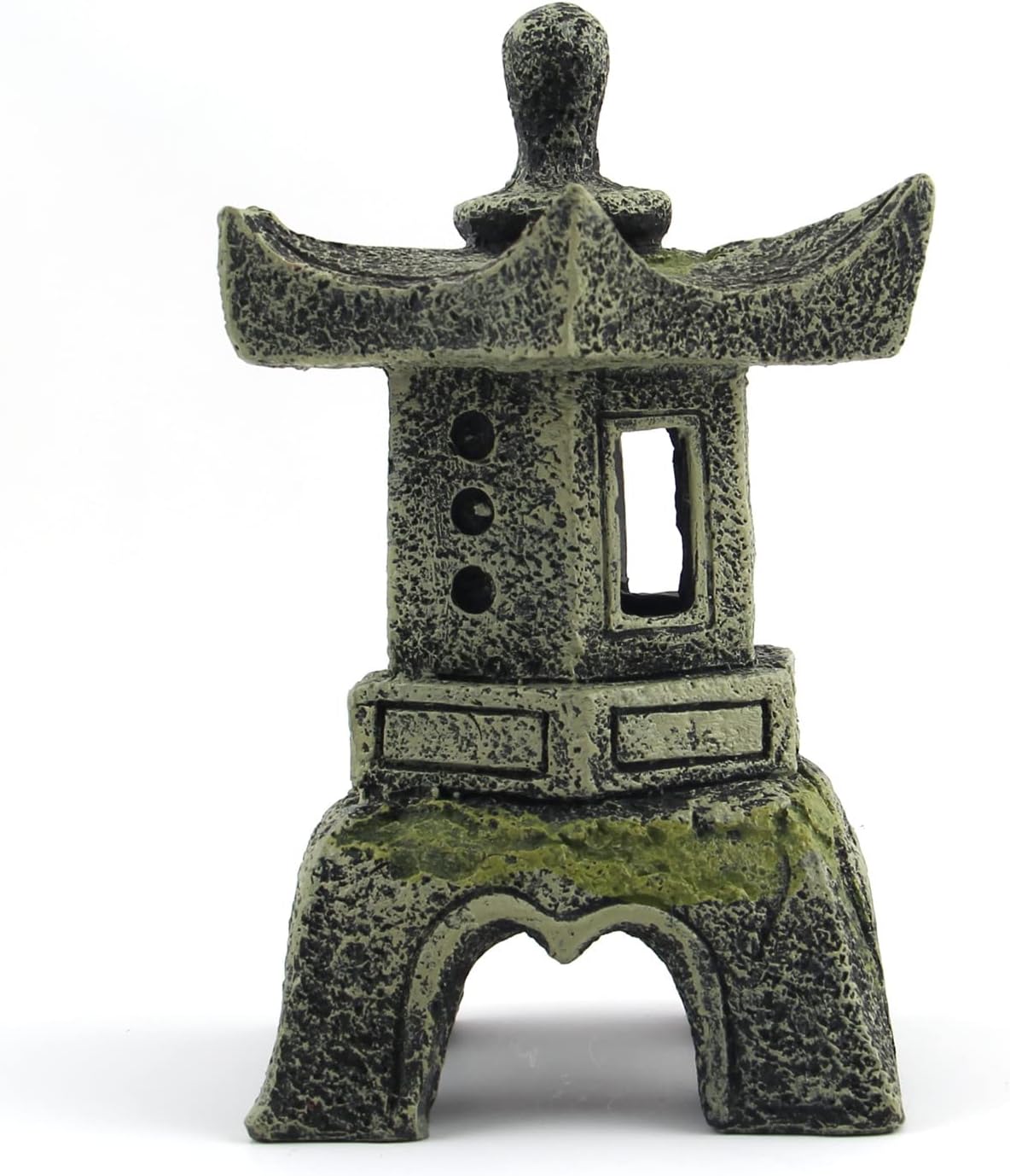 Zen Garden Decor Pagoda Lantern Statue for Outdoor Patio, Bonsai Plant Pots Japanese Yard Sculpture