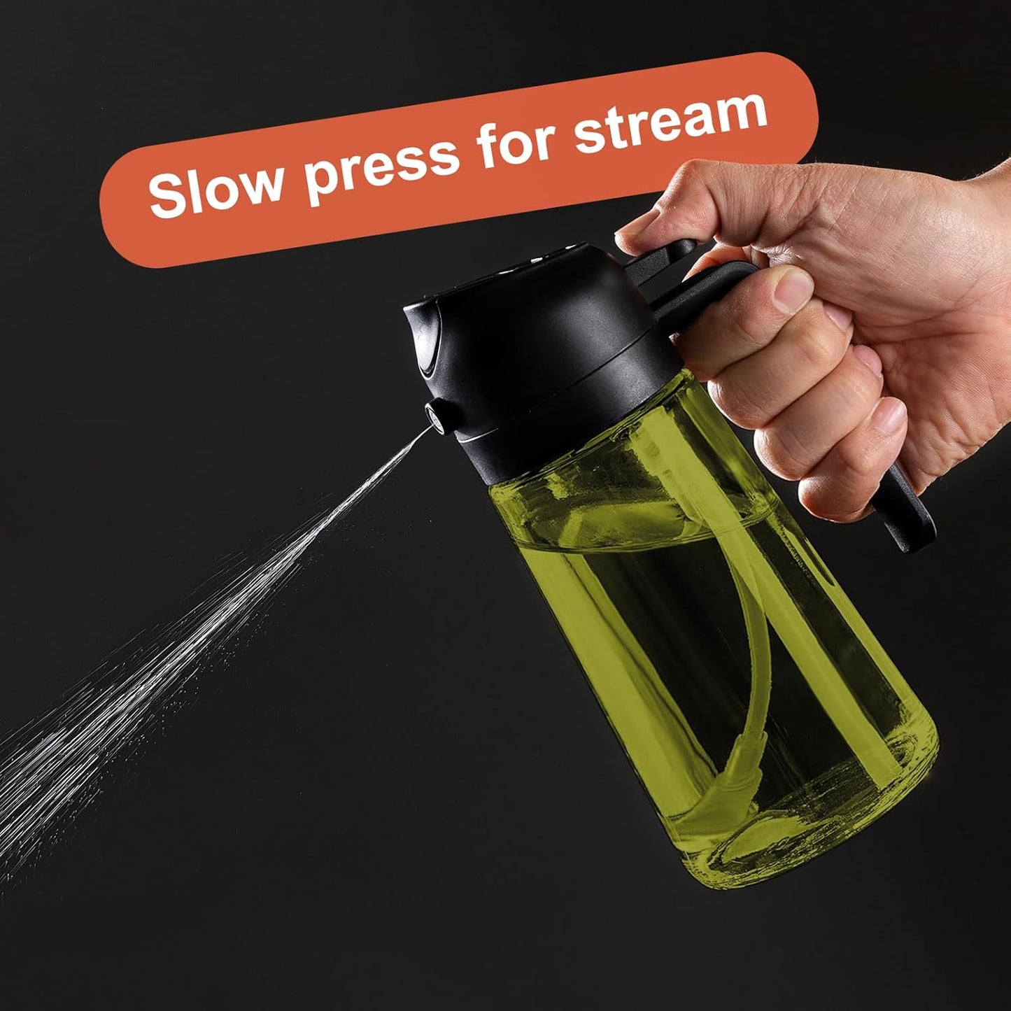 16oz/470ml 2 1 CXINYI - Olive Oil Dispenser for Kitchen with Stickers - in Olive Oil Sprayer for Cooking, Air Fryer