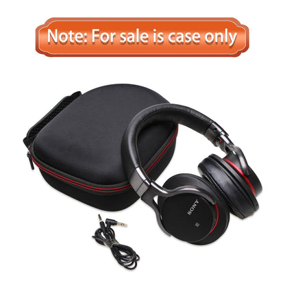 Headphone Headset Case Compatible with JBL, Beats, Sony, Soundcore Anker, Raycon, TOZO, SteelSeries, Logitech, Jabra, Bose, Audio-Technica, Sennheiser Headphones, Black+Grey