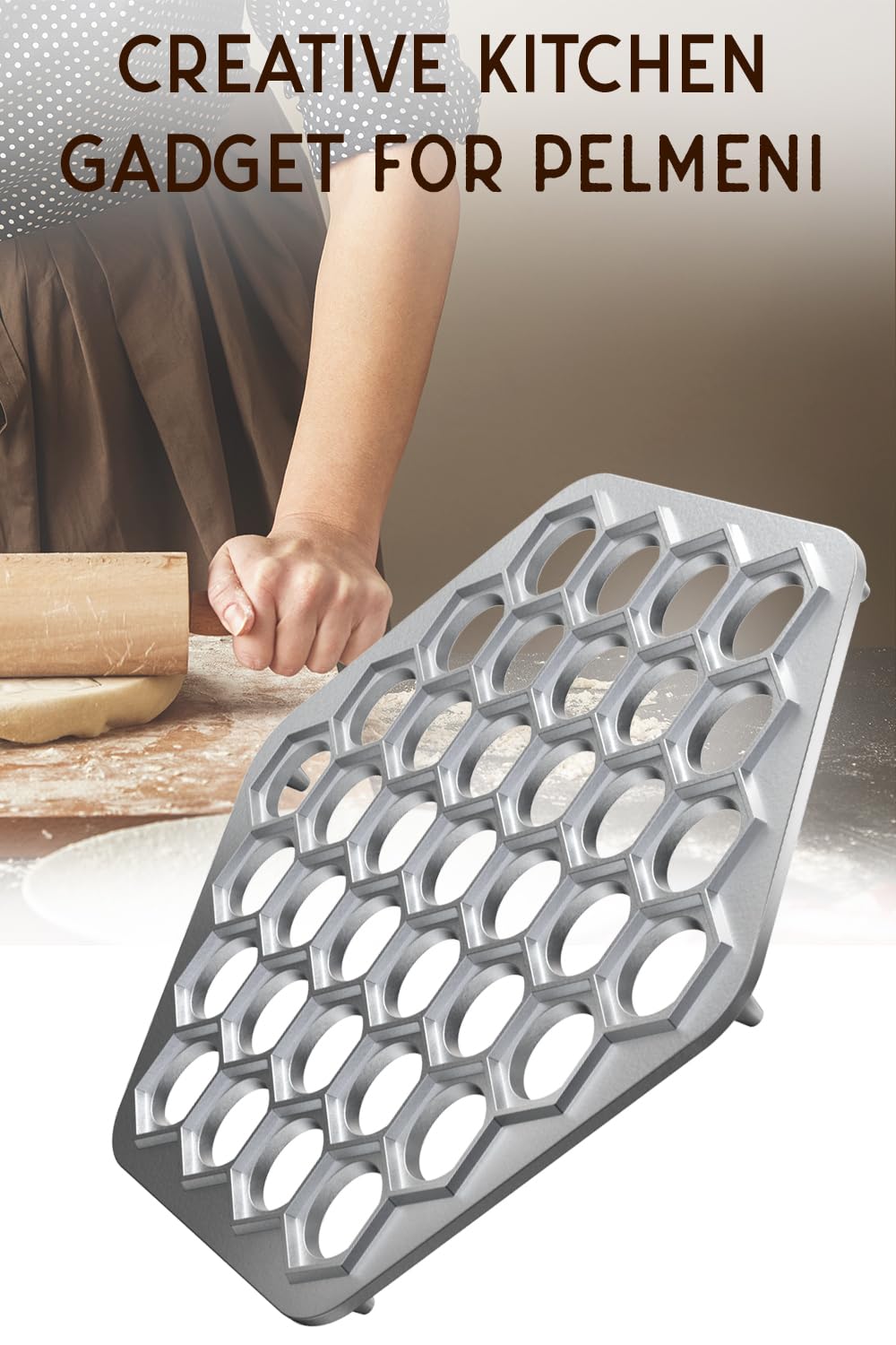 Russian Ravioli Maker Dumplings Mold Pelmeni Metal Mold Siberian Pelmeni Meat Dumpling Maker Machine Ravioli Cutter 1302439
