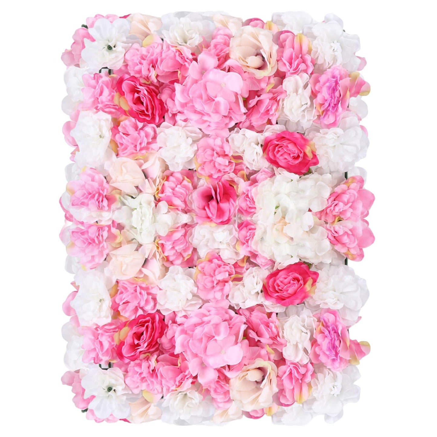 Gdrasuya10 20x Artificial Flower Wall Panels Backdrop Wedding Party Background Venue Decor