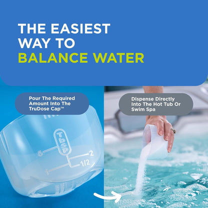 2 lb 2 Pack FROG Target Total Alkalinity Increaser for Hot Tubs and Swim Spas - Bottle with TruDose Measuring Cap