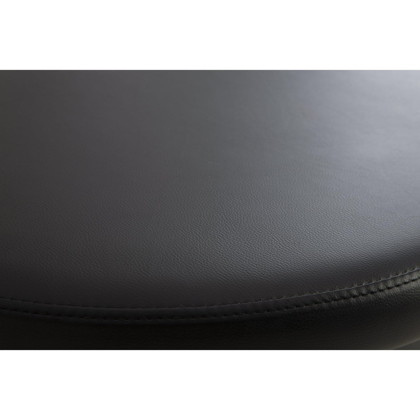Signature Design by Ashley Jusmour Modern Nesting Table Set with Faux Leather Upholstered Ottoman, Set of 4, Black & White