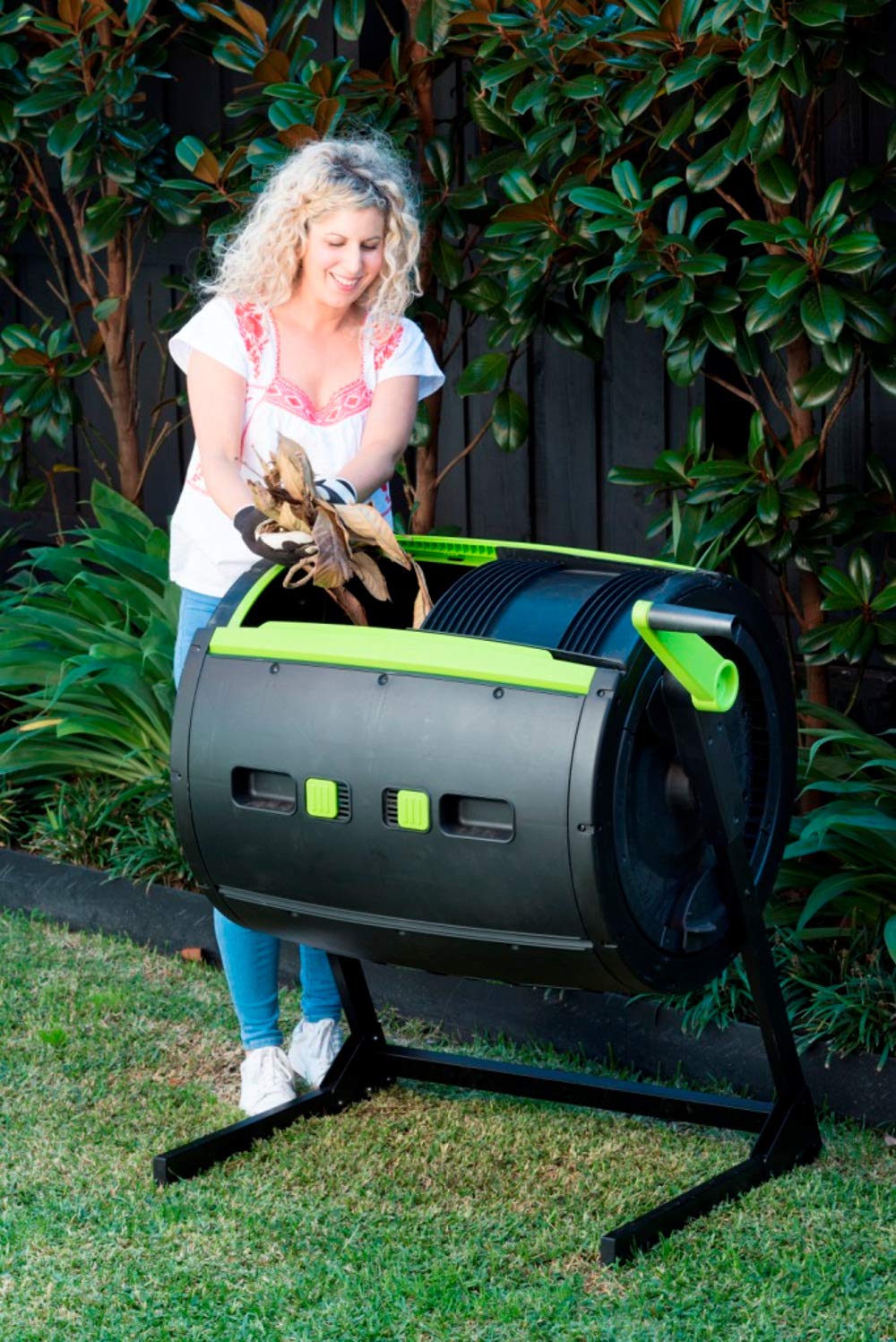 RSI MCT-MC Maze Compost Tumbler, Black