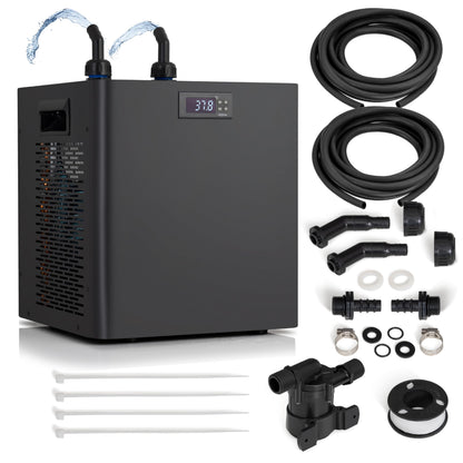 Polar Revive Chiller for Ice Bath and Cold Plunges Including All Hoses and Pumps. 1/3 HP, 2/3 HP, 1 HP Models (1 HP)