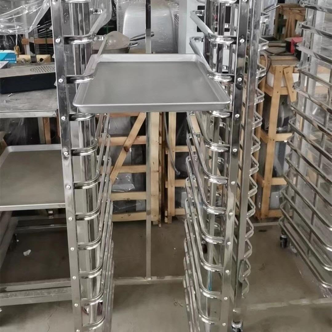 15 Shelf Rolling Rack for Brewery and Beverage Industry Heavy Duty Storage Solution
