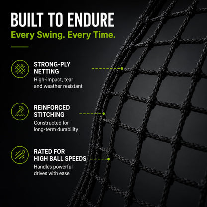 GOLF PAPI Golf Practice Net – 7.5 ft Compact Golf Hitting Net with Steel Frame and Side Net Protection – Indoor & Outdoor Golf Training Net for Backyard, Garage, or Simulator Use
