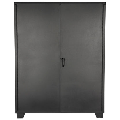Jamco Tool Storage Cabinets with Bin Mounts, Model DE, Includes 230 Bins, 60-Inch W x 24-Inch D x 78-Inch H, Blue Bins