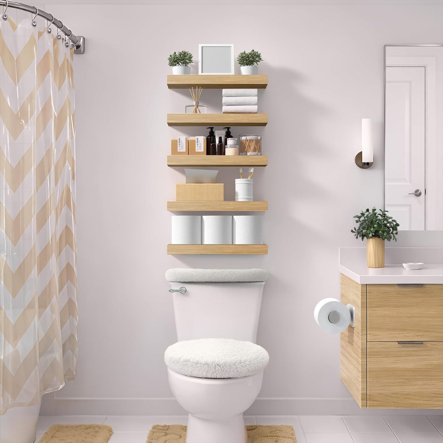 16 Inch 2 Pack) Sorbus Floating Shelves for Wall Floating Shelf for Kitchen, Bedroom, Living Room, Bathroom, Home