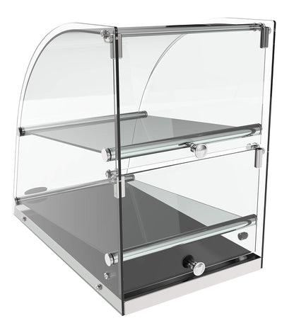 KoolMore DC-2CN Bakery Display Case, 2.4 Cu. Ft - 2 Shelves