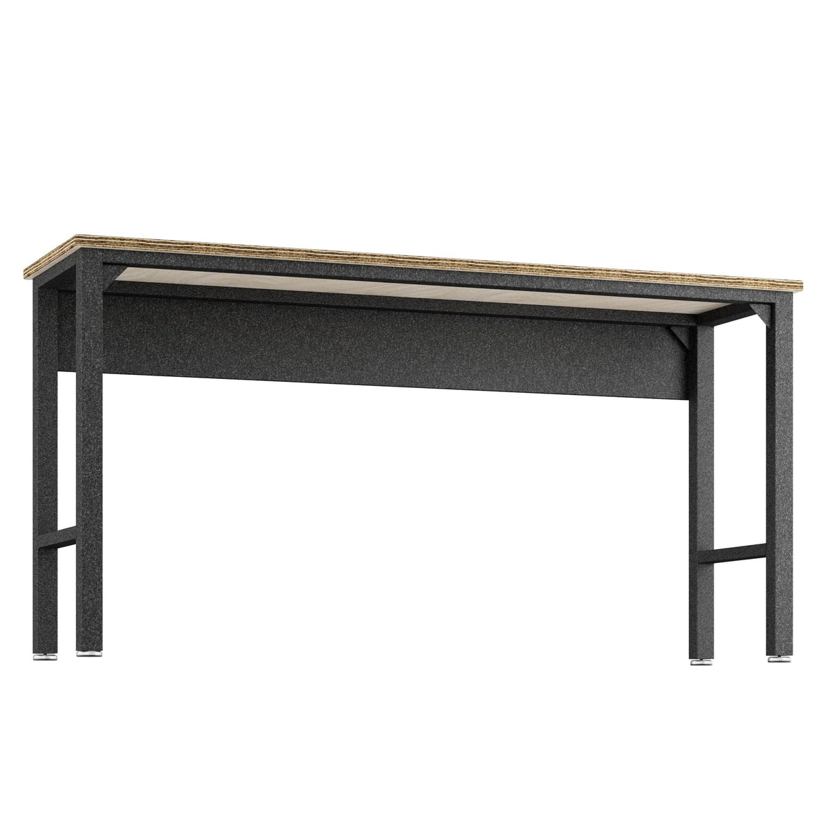 Manhattan Comfort Fortress Garage Work Table, Black/Grey