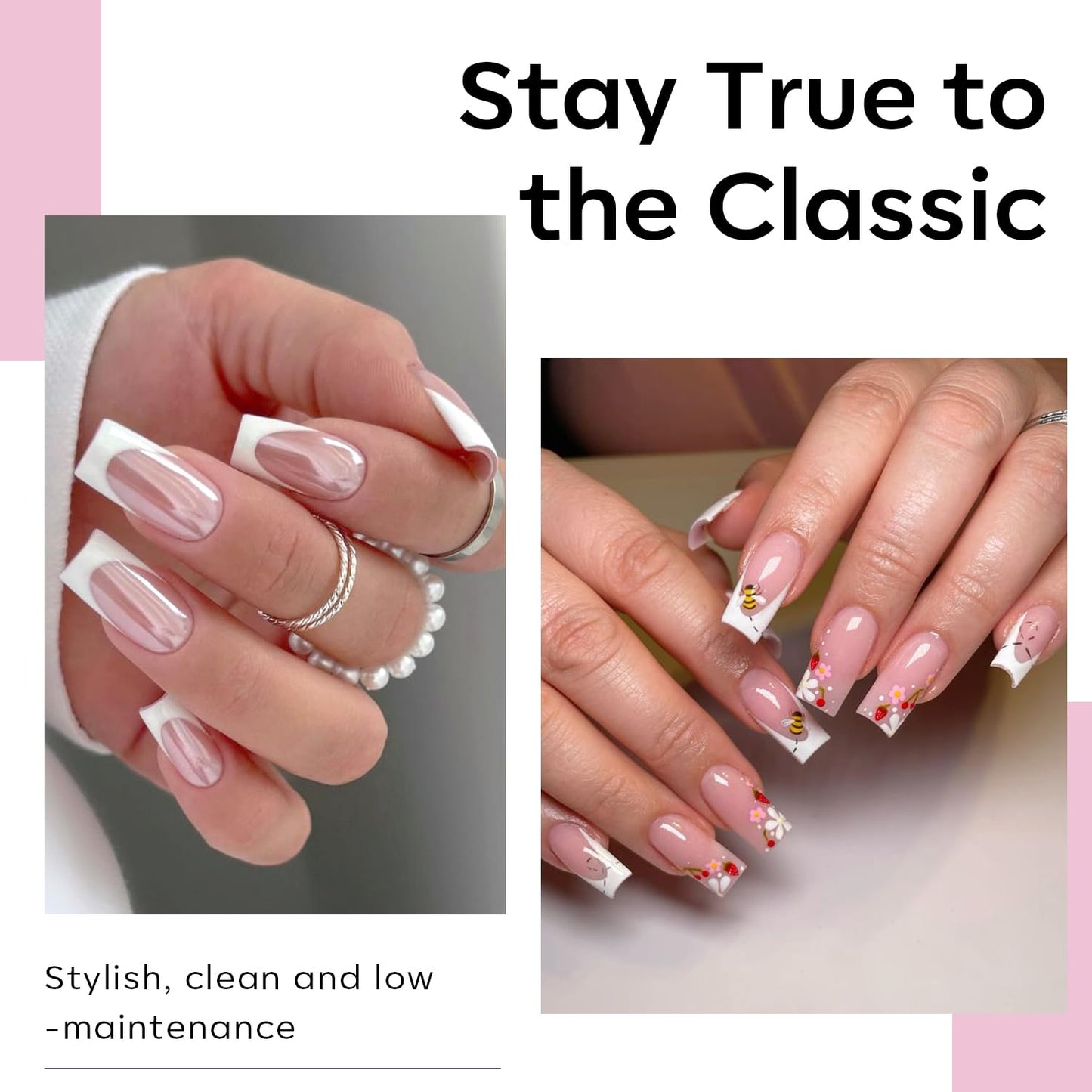 modelones 9 in One Gel Nail Glue Brush On Nail Glue 15 ml for Tips, Rhinestones, Base Coat, Blooming Art Gel Kit for Press on Nails Acrylic Tips U V Lamp Needed 2Pcs