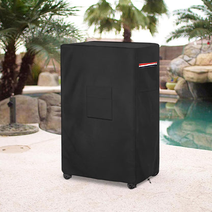 AIickwang Outdoor Evaporative Cooler Cover | 600D Heavy Duty Waterproof for Hessaire MC26A | Black, 21" x 15" x 32"