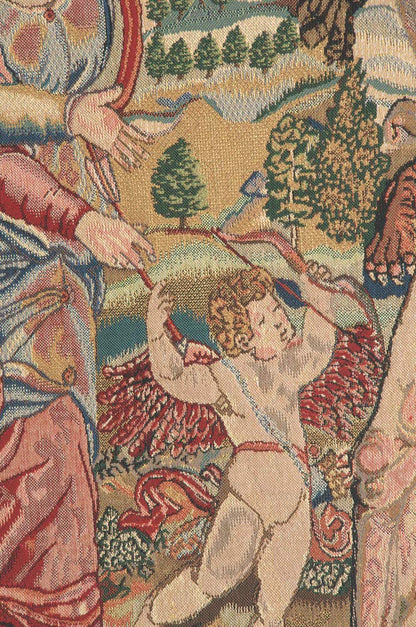 C Charlotte Home Furnishings Inc Hercules Belgian Tapestry Wall Hanging | Viscose Cotton and Polyester Blend Wall Art | 69 in. x 55 in | Home Decor Accents