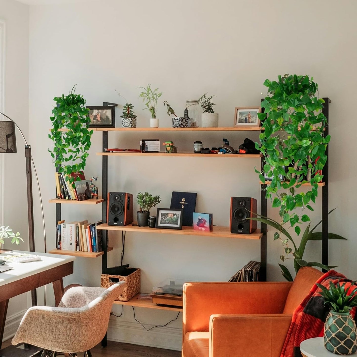 Freyalife Fake Hanging Plants for Room Decor, Artificial Ivy vines Greenery Leaves Garlands for Home Aesthetic living
