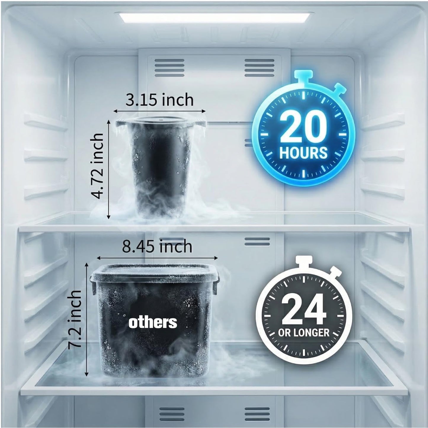 Clear Ice Cube Maker 2.5 Inch, Sphere Ice Ball Molds for Whiskey, Stainless Steel Clear Ice Mold with Non-BPA Silicone, Easy-Release Round Ice Cube Tray for Cocktails Bourbon (2 Pack, Black)