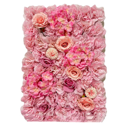 JIIPOREGJ Flower Panels Artificial Flowers Wall Screen Romantic Floral Backdrop Hedge Home Decor Wedding Party Background,8pcs