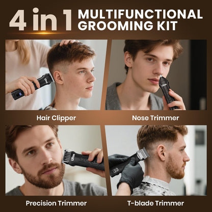 Ufree Foil Shavers Electric Razor for Men, Beard Trimmer Grooming Shaving Kit, Hair Trimmer, Cordless Head Shavers for Bald Men Barber Clippers, Birthday Gifts for Him