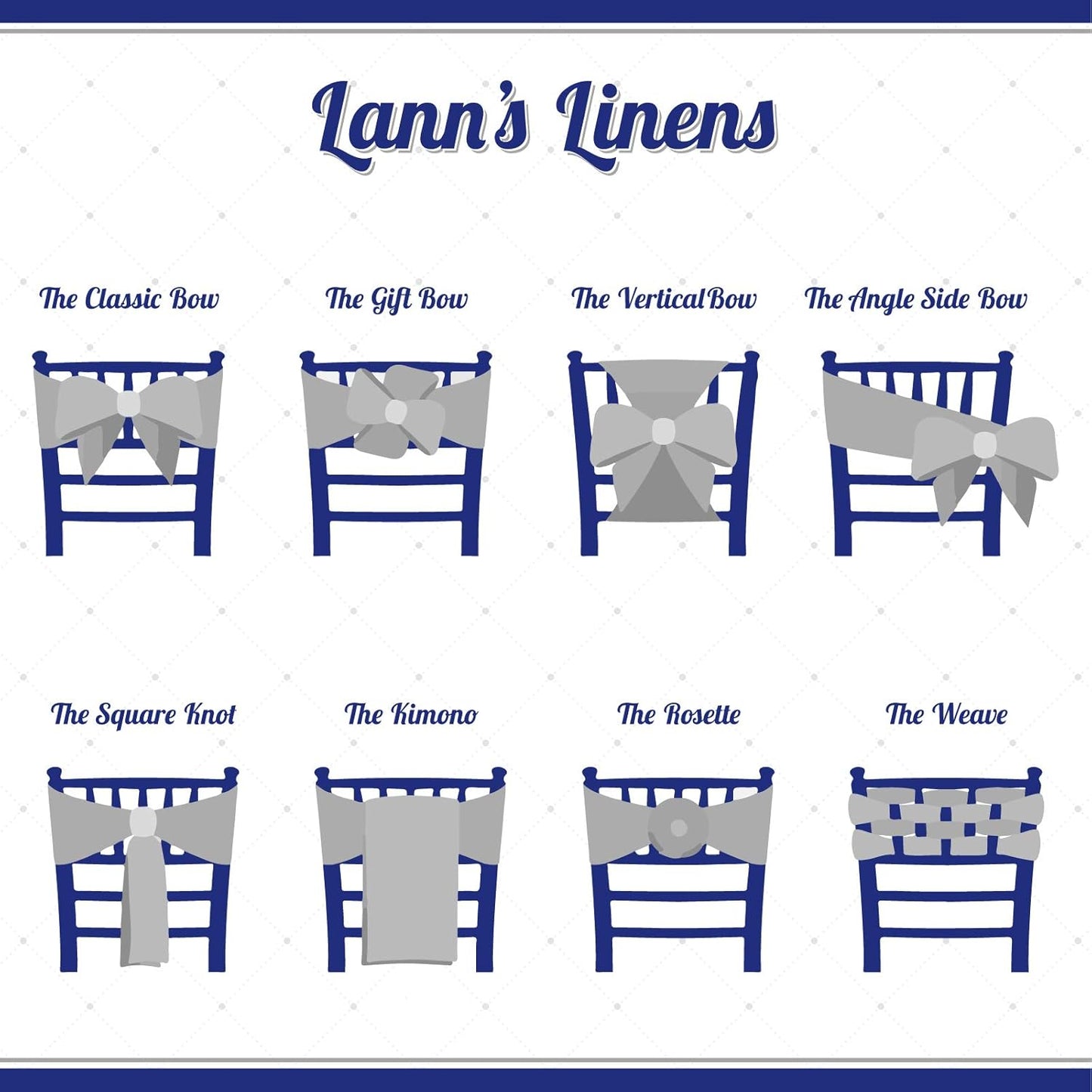 Lann's Linens - 10 Elegant Satin Chair Cover Sashes/Bows - Red, Ribbon Tie Back Sash for Wedding/Party