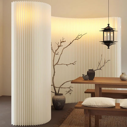 Portable Folding Paper Room Divider, Lightweight Retractable Partition for Easy Room Separation, Ideal for Home, Office, or Events - Effortless Setup and Use