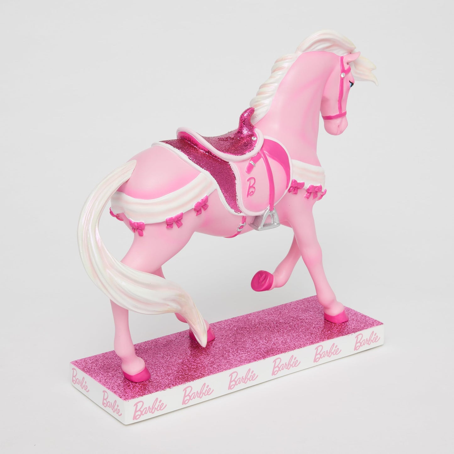 Enesco The Trail of Painted Ponies Barbie Dream in Pink Horse Figurine, 7.3 Inch, Multicolor