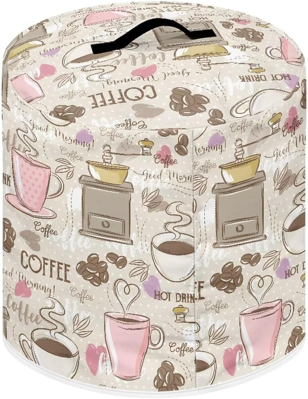 Coffee Print Dust Cover for 8 Quart Electric Pressure Cooker, Rice Cooker, Air Fryer, Kitchen Decorative Protective Bag
