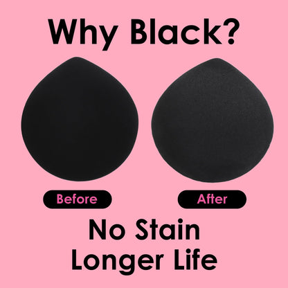 5Pcs Makeup Sponge For Foundation Concealer And Powder, Latex Free Blender Sponge For Natural And Easy Makeup Soft Long-lasting And Beginner-friendly, Green, Medium