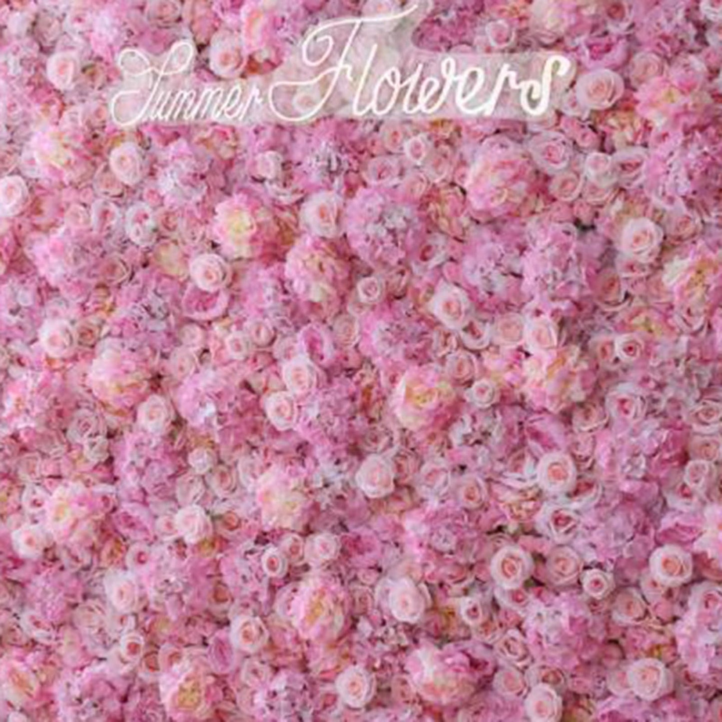UYCVT Handmade Pink Hydrangea Wall Large Artificial Flower Wall Backdrop Panels, Rose Wedding Backdrop 3D Floral Wall Fabric Flower Wall for Party Baby Shower Bridal Wedding Ba-2m*2m/6.56 * 6.56FT