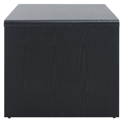 SAFAVIEH Home Collection - Arsenio Coffee Table, Black Finish with Lower Shelf (COF3100B)