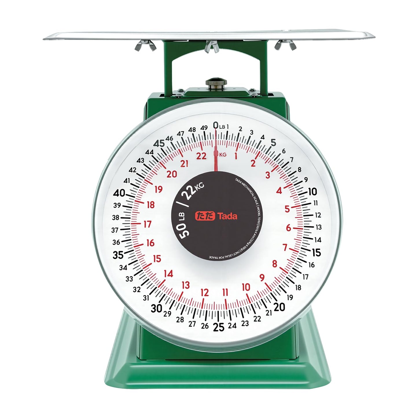 Tada 50lb Heavy Duty Mechanical Dial Kitchen and Food Scale with Stainless Steel Platform