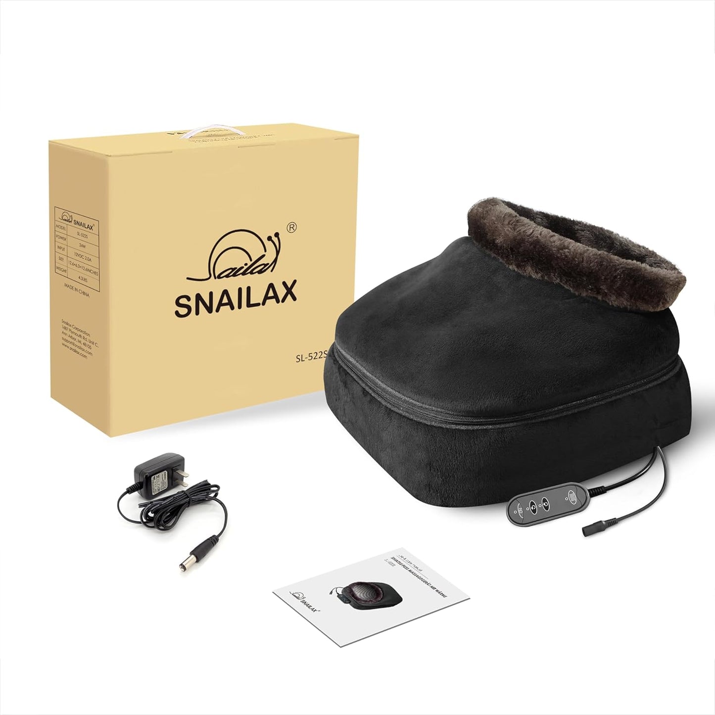Snailax Foot Massager with Heat, 2-in-1 Shiatsu Gentle Foot Massager Machine with Soothing Heating, Foot Warmer Under Desk, Gifts for Women,Men