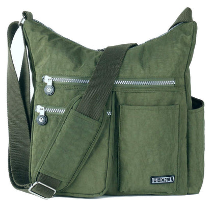 Crossbody Bag with Anti Theft RFID Pocket - Women Lightweight Water-Resistant Purse