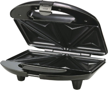 Brentwood Compact Dual Sandwich Maker, Non-Stick, Black Color