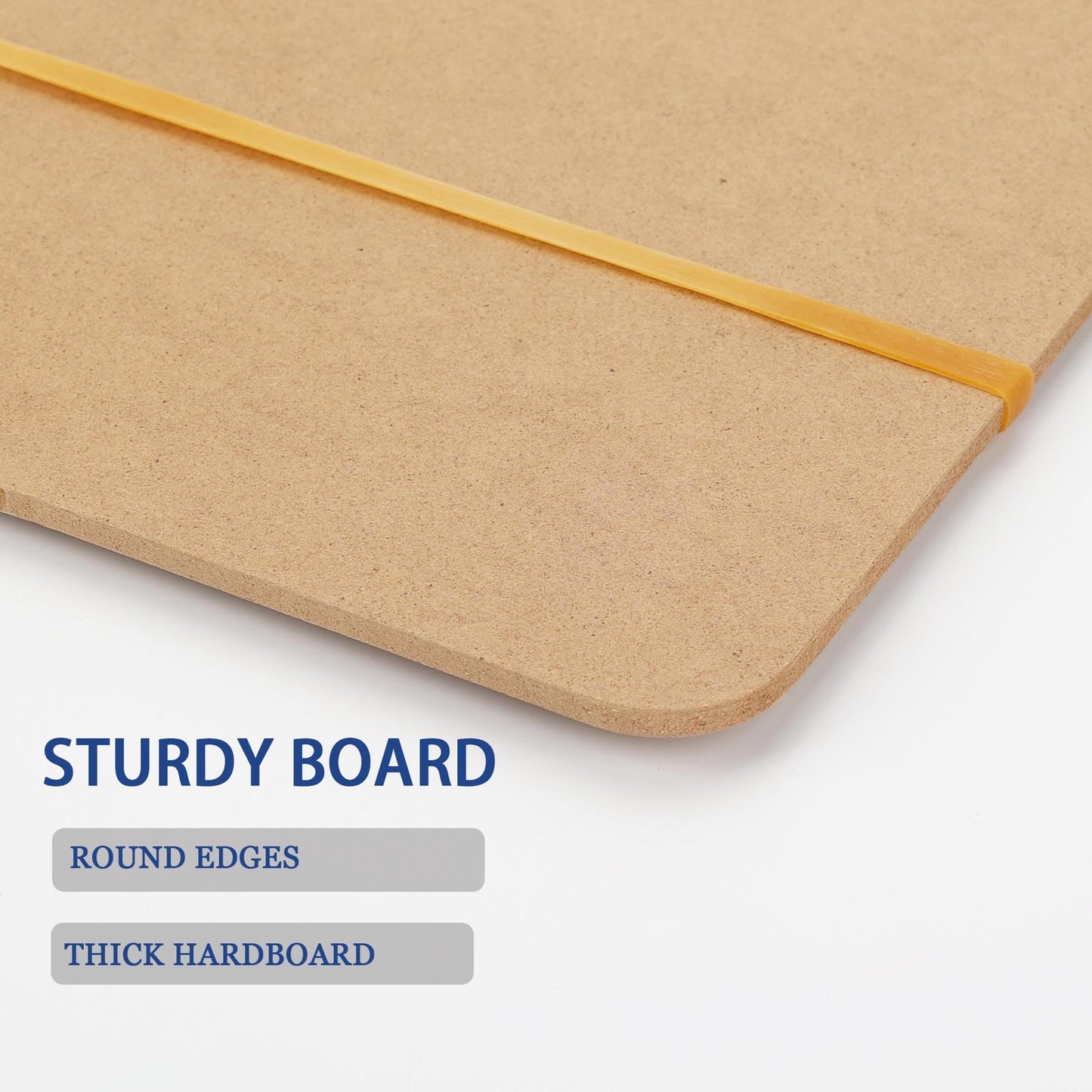 18" x 24" Drawing Board, Artist Sketch Boards with Handle for Drafting Art, Portable Wooden Clipboard for Class or Studio Fit in Artists Tote