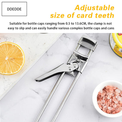 2-Pack Rotating Jar Opener - Adjustable Non-Slip Handheld Can Opener, Bottle Cap Lifter & Jar Lid Remover Tool for Seniors, Weak Hands - Ergonomic Kitchen Gadget for Tight Lids, Pickles, Mason Jars