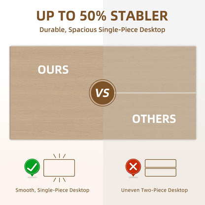 SSWOOD Universal Solid One-Piece Wood Table Top, 71"x32"x1" Workbench Top - Rectangular Particle Board for Standing Desk, Home Office Desk Countertop DlY, Washer Dryer, Coffee, Bar Tabletop