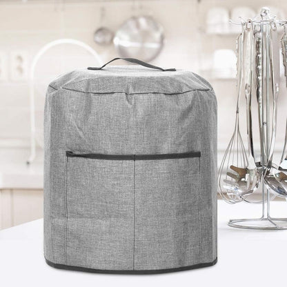 Dust Cover for Round Pressure Cooker with Pocket, Kitchen Appliances Accessories (Gray)