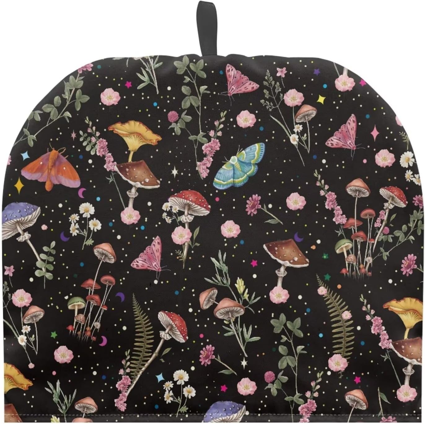 Hudotybom Vintage Mushroom Tea Cozy, Insulated Large Teapot Cover, Machine Washable Coffee Pot Cloth Cover