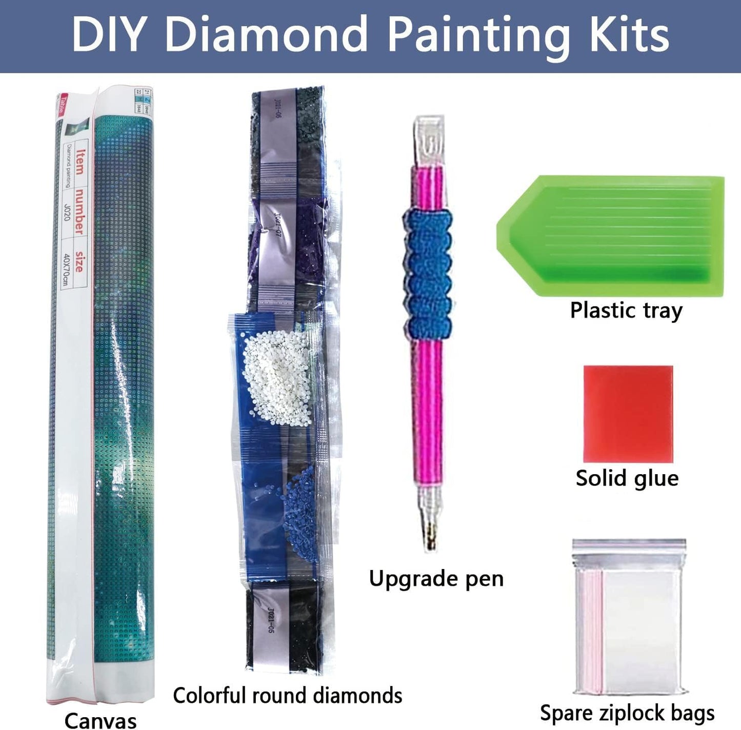 ijbnhd Large Diamond Painting, Large Diamond Art Kits for Adults, Full Drill Round Big Diamond Painting, DIY Independence Day Gem Art and Crafts for Home Wall Decor Gift 27.5 X 15.7inch