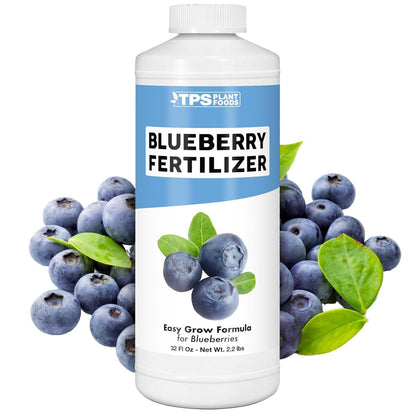32 oz Blueberry Fertilizer Liquid Plant Food for Bigger Berries, Better Fruit Production & Stronger Root Development