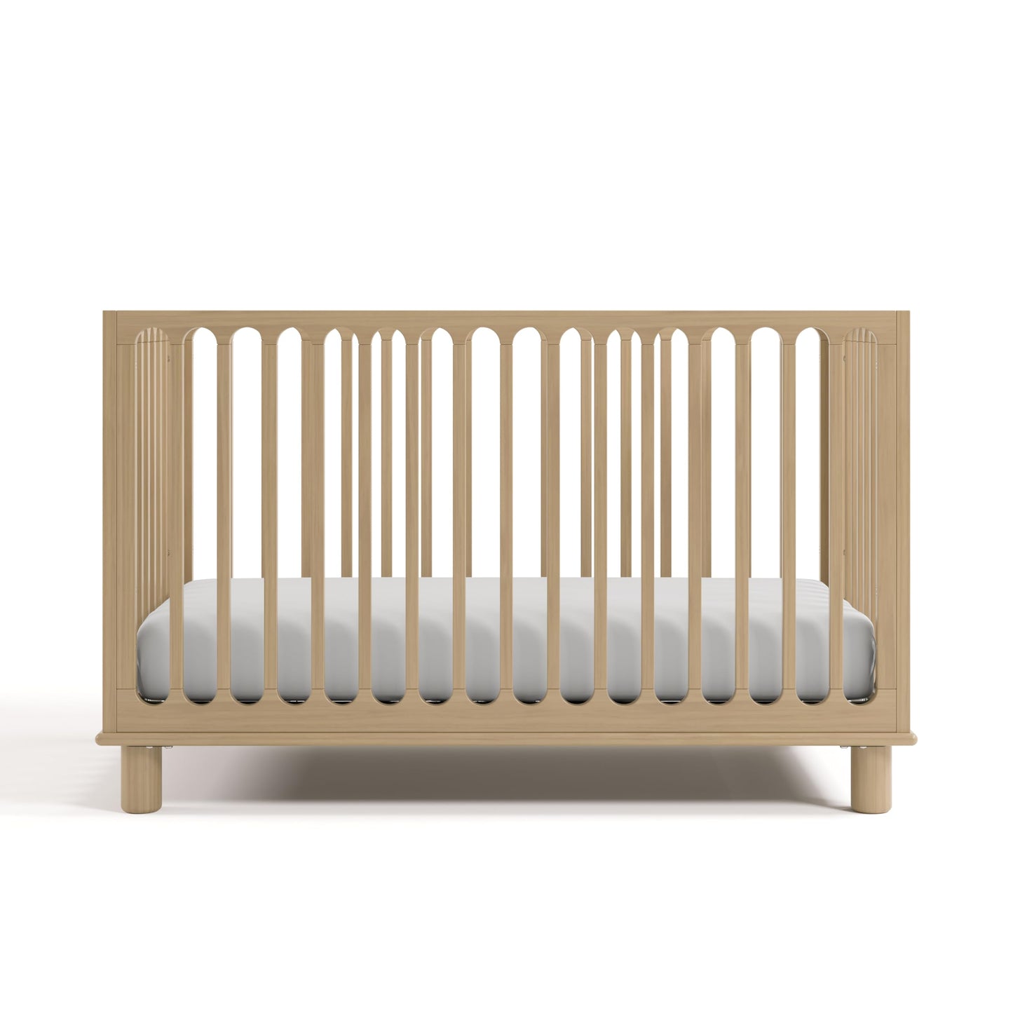 Storkcraft Sicily 3-in-1 Convertible Crib with Toddler Rail Included – GREENGUARD Gold Certified, 100% Solid Wood, Converts to Toddler Bed, Fits Standard Baby Crib Mattress (Driftwood)