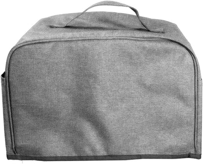 Large 4 Slice Toaster Cover, Dust-proof & Oil Proof, Fits Most Toasters, Gray, 16” x 7.5” x 8”
