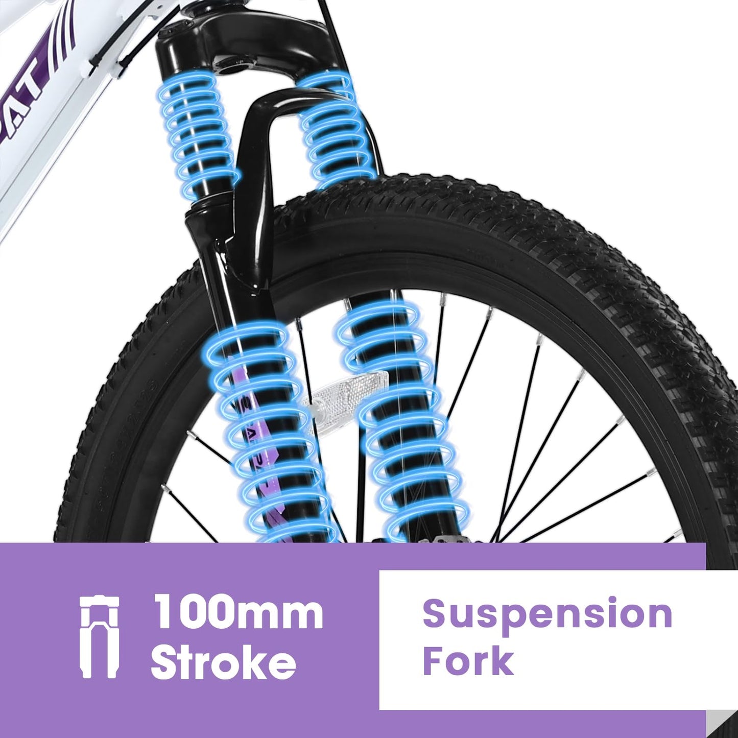 Ecarpat Women's Mountain Bike 24/26 Inch Wheels, 21-Speed Trail Commuter City Mountain Bikes, 15"/17" Carbon Steel Frame Female Bicycles Disc Brakes Front Fork