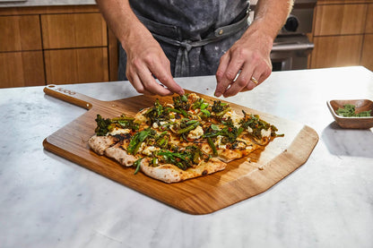 Ooni 16” Bamboo Pizza Peel – Wooden 16 Inch Serving Board, Pizza Spatula Paddle, Pizza Oven Accessories