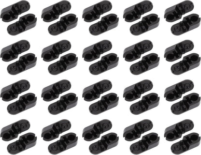 EXCEART 25pcs Black Plastic Beaded Chain Connector Replacement for Roller Roman Vertical Blinds