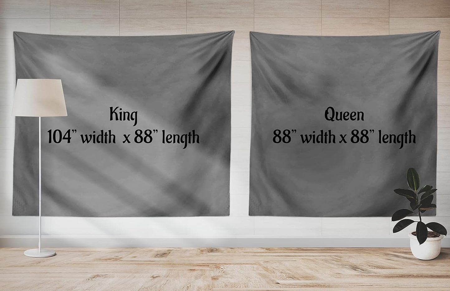 Lunarable Ocean Tapestry King Size, Sea Storm with Swirling Wave Print, Wall Hanging Bed Cover