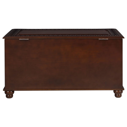 Coaster Home Furnishings - Finlay - Wood - Cedar Chest with Flip-Open Top, Safety Hinge, Lined Interior and Traditional Style - Bedroom - 40-Inch - Dark Tobacco - 900012