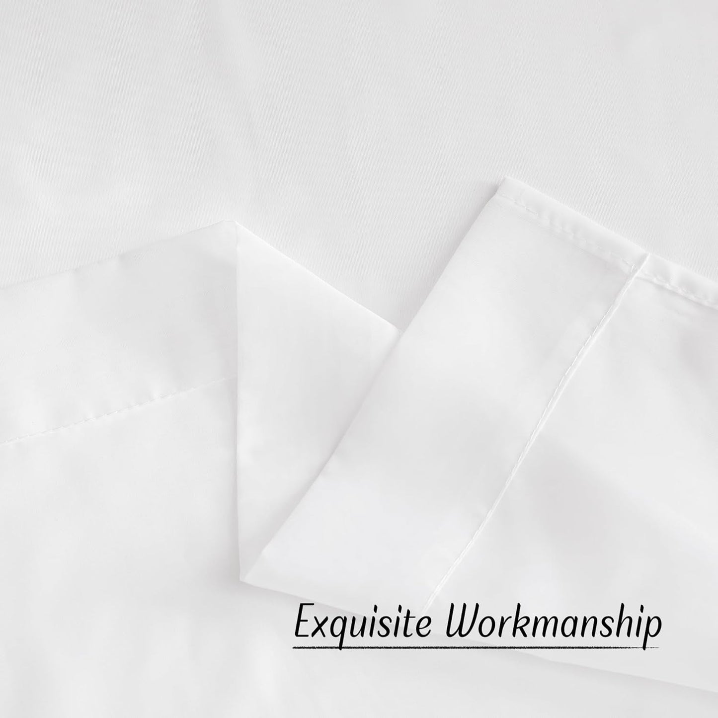 NICETOWN Airy Sheer Window Curtains, 54 inch Length, Solid Ivory Voile Sheer Texture, Set of 2