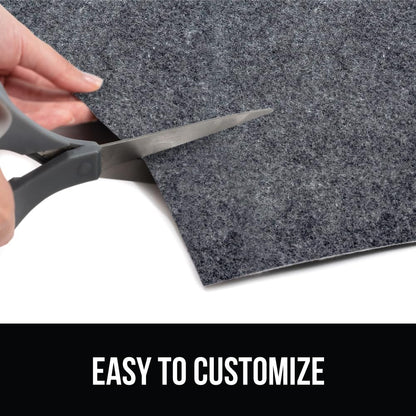 GORILLA GRIP LeakGuard Non-Adhesive Under Sink Mat for Kitchen Cabinet, Waterproof Quick Dry Shelf Liner, Durable Absorbent Felt Mats for Bathroom Sinks, Cabinets, Dresser, Easy to Trim 24x30 Charcoal