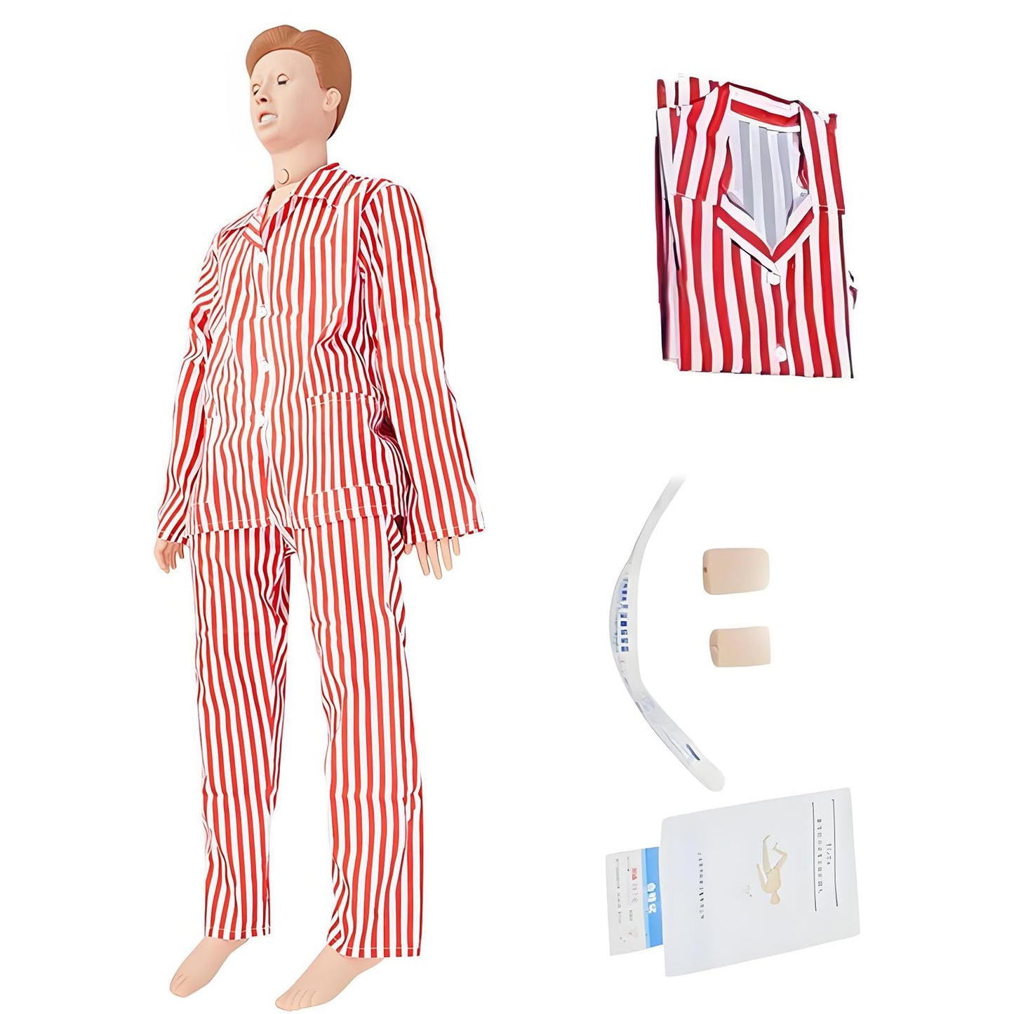 SKUWGW Adult Female Full-Body Anatomical Model, 67in Nursing Training Mannequin for Clinical Skills Training & Patient Care Education - Nursing School Supplies